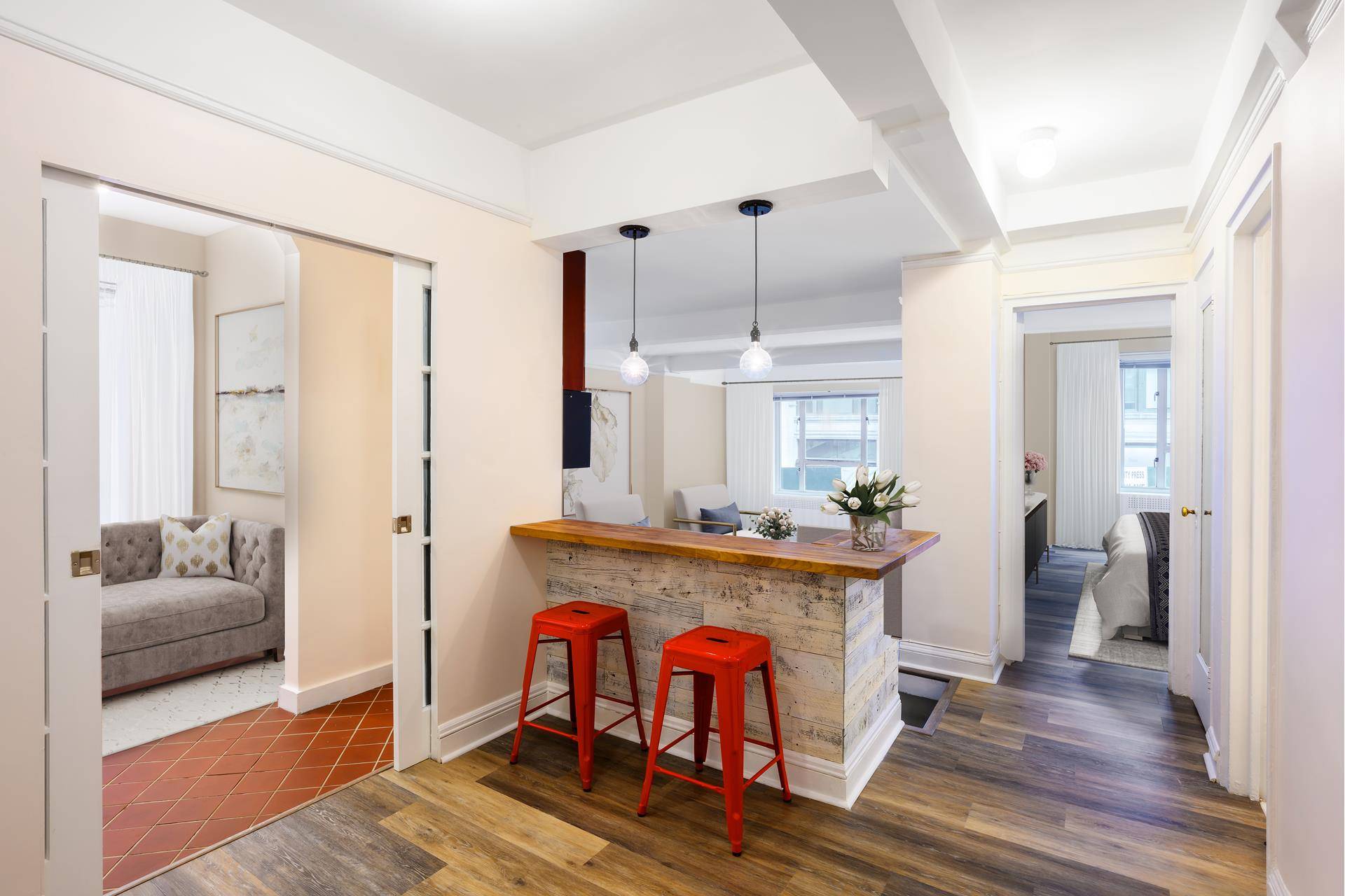 Charming pre war convertible 2 bedroom in a fabulous location !