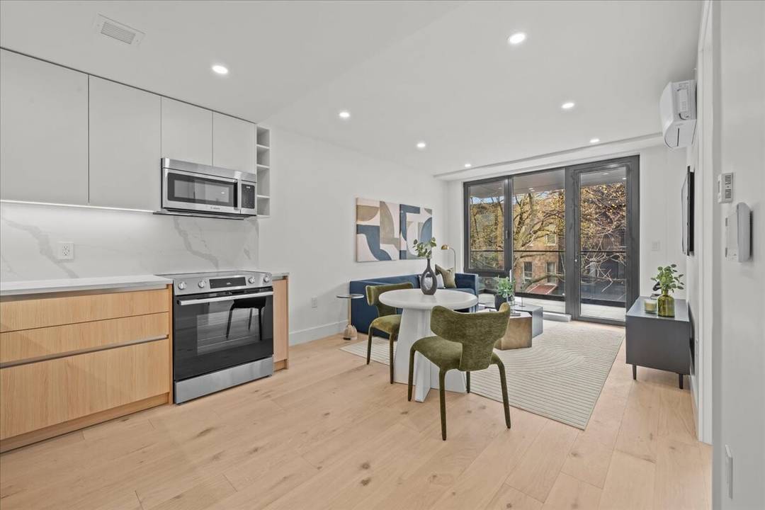 Residence 3A at 107 Schaefer Street is a beautifully designed one bedroom condominium offering a rare combination of scale, style, and functionality in the heart of Bushwick, Brooklyn.
