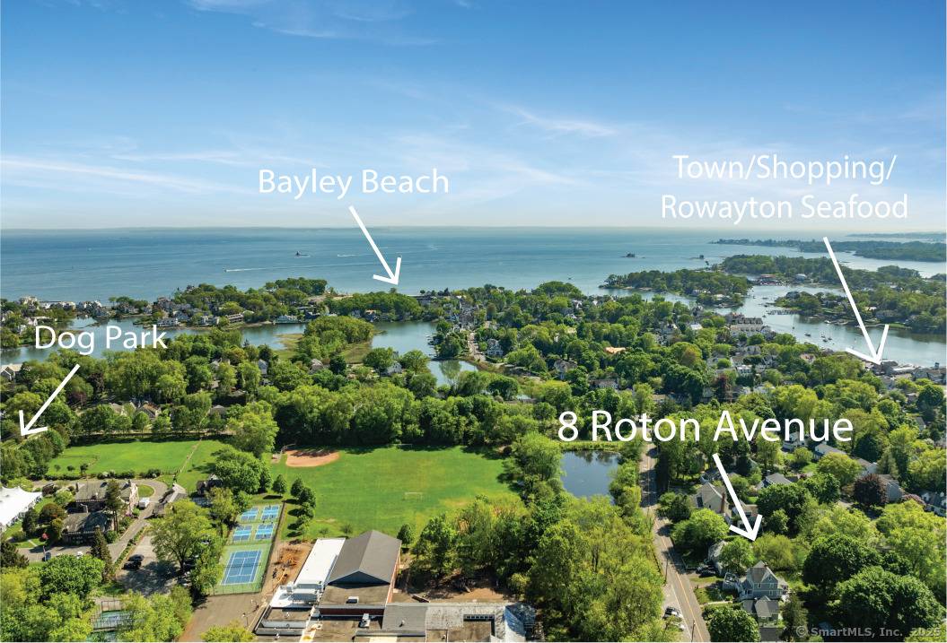 True walk to town, the beach, and everything Rowayton has to offer !