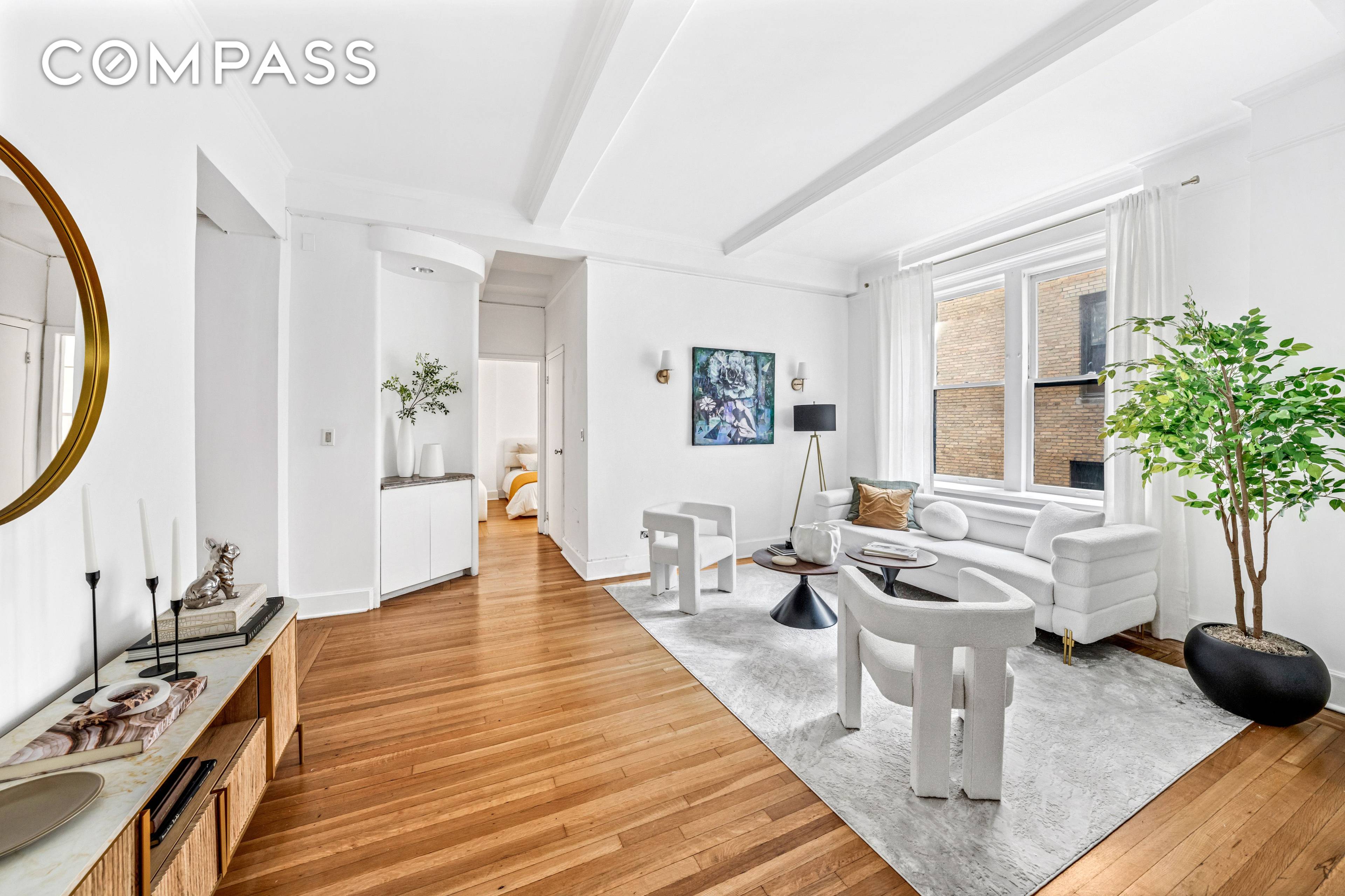 Welcome to 1060 Park Avenue, Residence 11A a timeless, elegant pre war two bedroom, two bathroom home that perfectly captures classic New York charm.