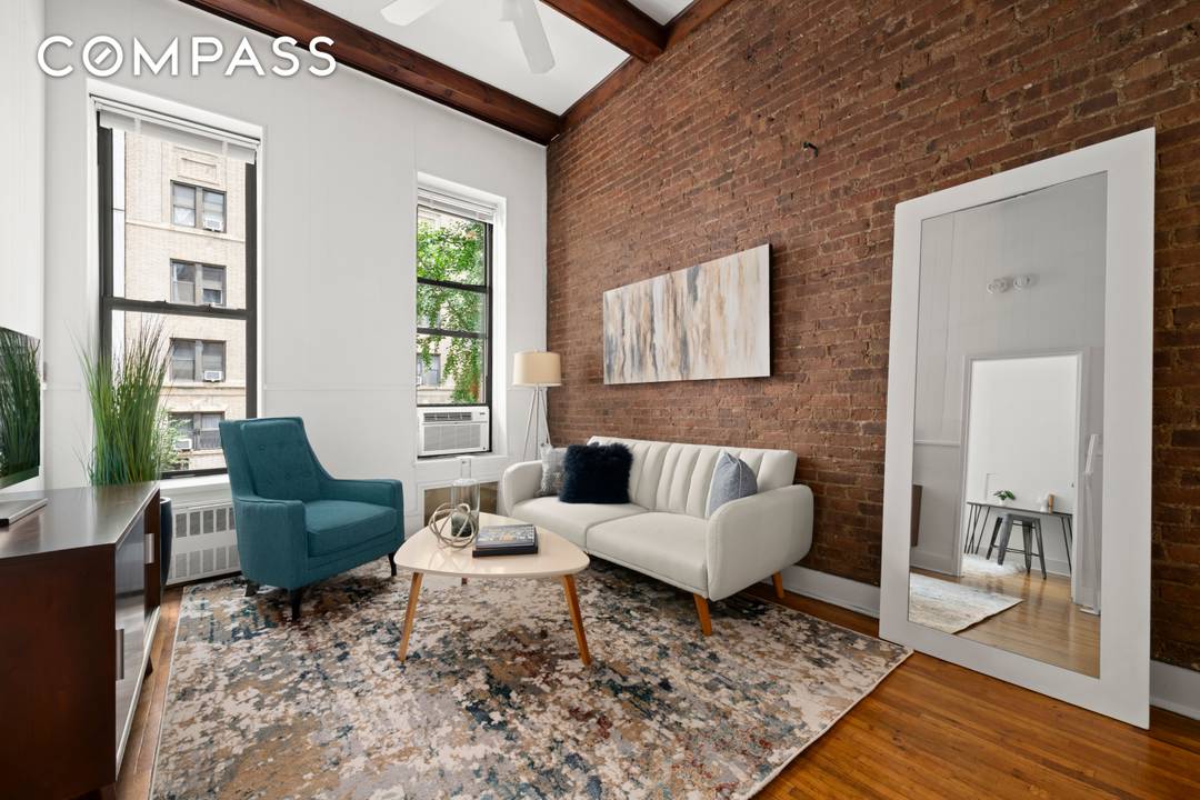 Only One Flight Up ! Beautiful and Quiet Tree Lined UWS Street.