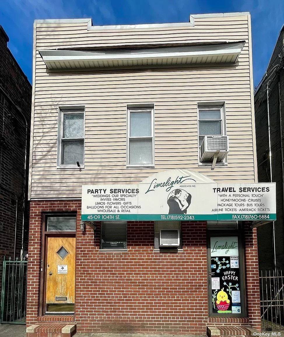 This Property is mixed used, brick and frame detached, with 1 commercial unit on 1st floor and 3 residential units.