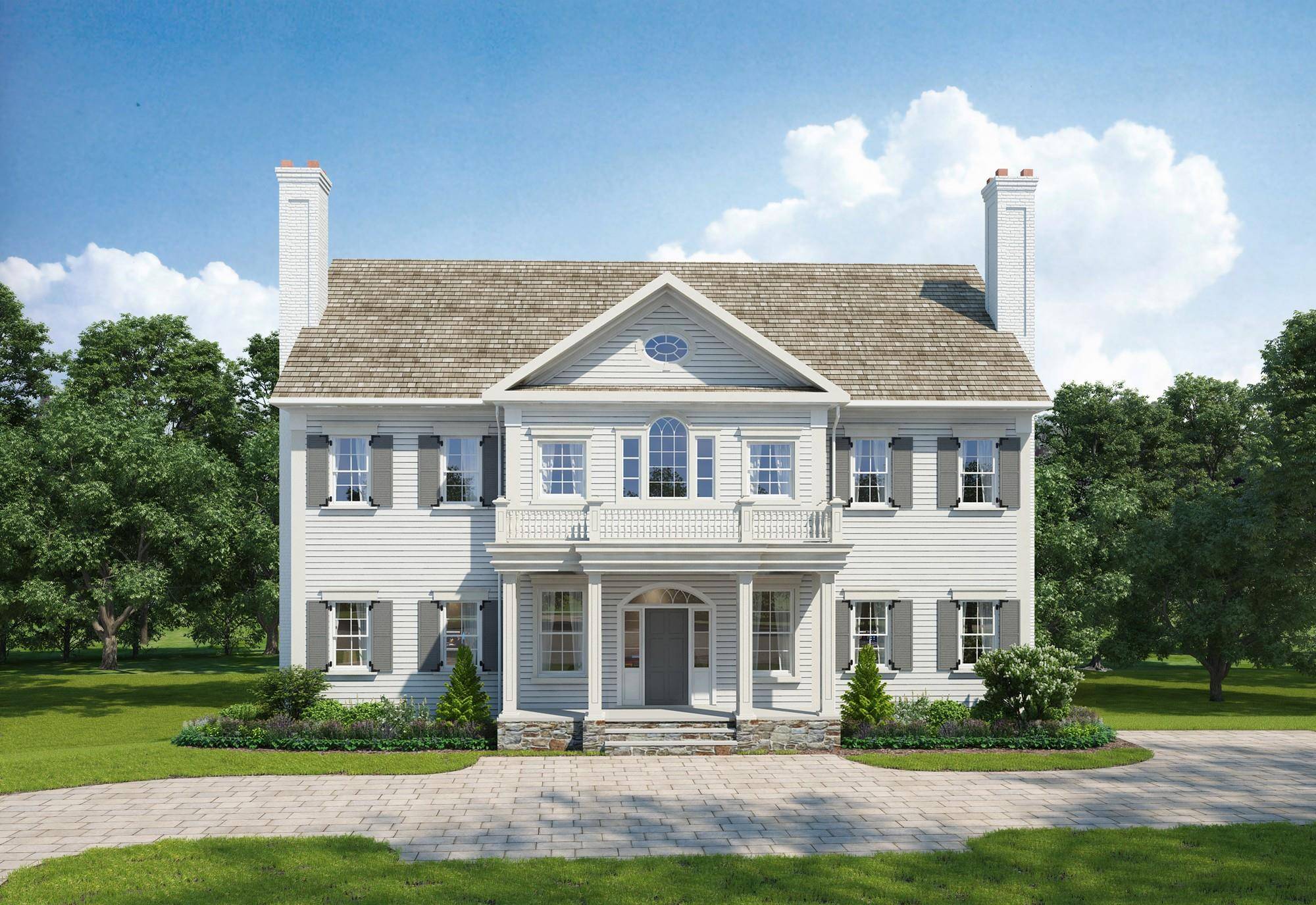 NEW CONSTRUCTION 27 Round Hill Ct Masterfully designed, this exquisite residence offers all of the finest amenities.
