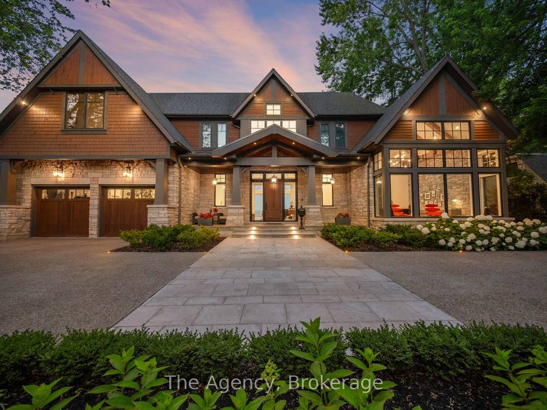 The Haven. A rare waterfront estate on a private laneway in South Burlington.