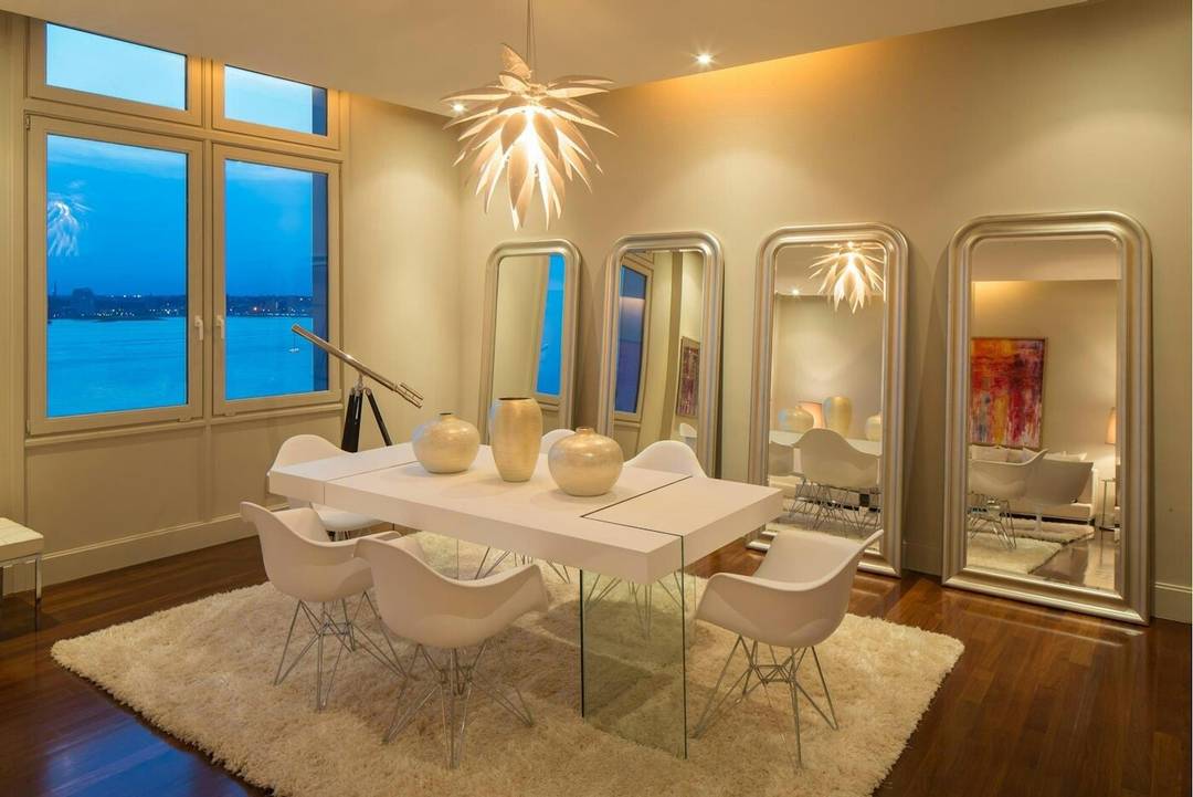 INVESTOR OPPORTUNITY 1031 INCOME PRODUCING TENANT IN PLACE MAGICAL SUNSETS TRIBECA Picturesque 3 Bedroom 3 Bathroom unit featuring multiple exposures ; Direct Hudson River and Full City Views.