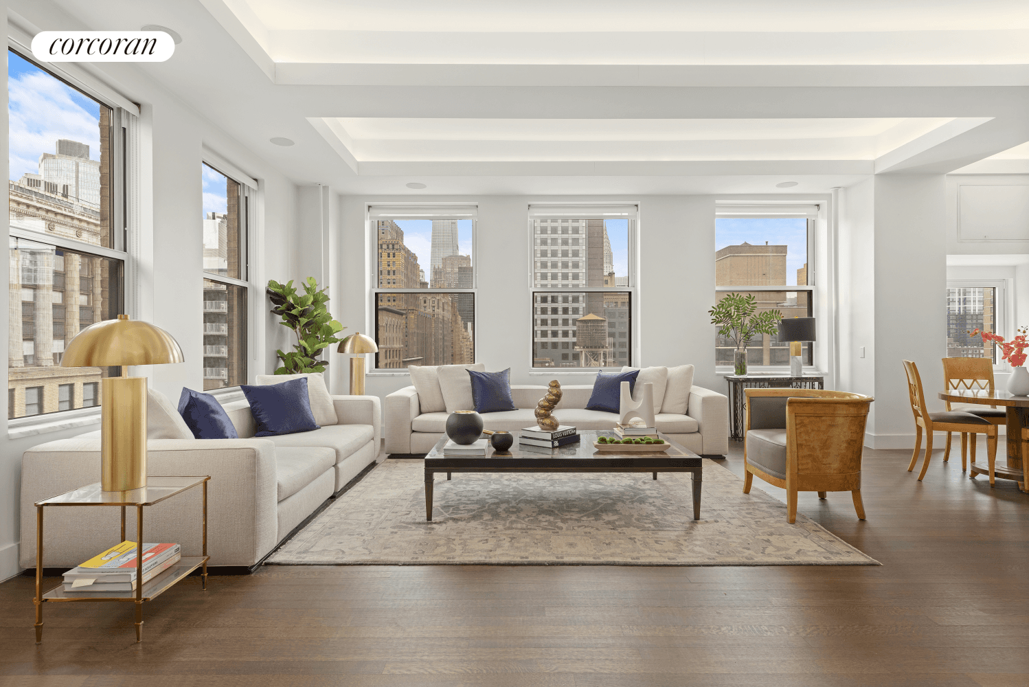 Apt. 17AB has been completely reimagined, occupying half of a floor with three extraordinary exposures to the South, West, and North capturing Grand Central Terminal, One Vanderbilt, The Chrysler Building, ...