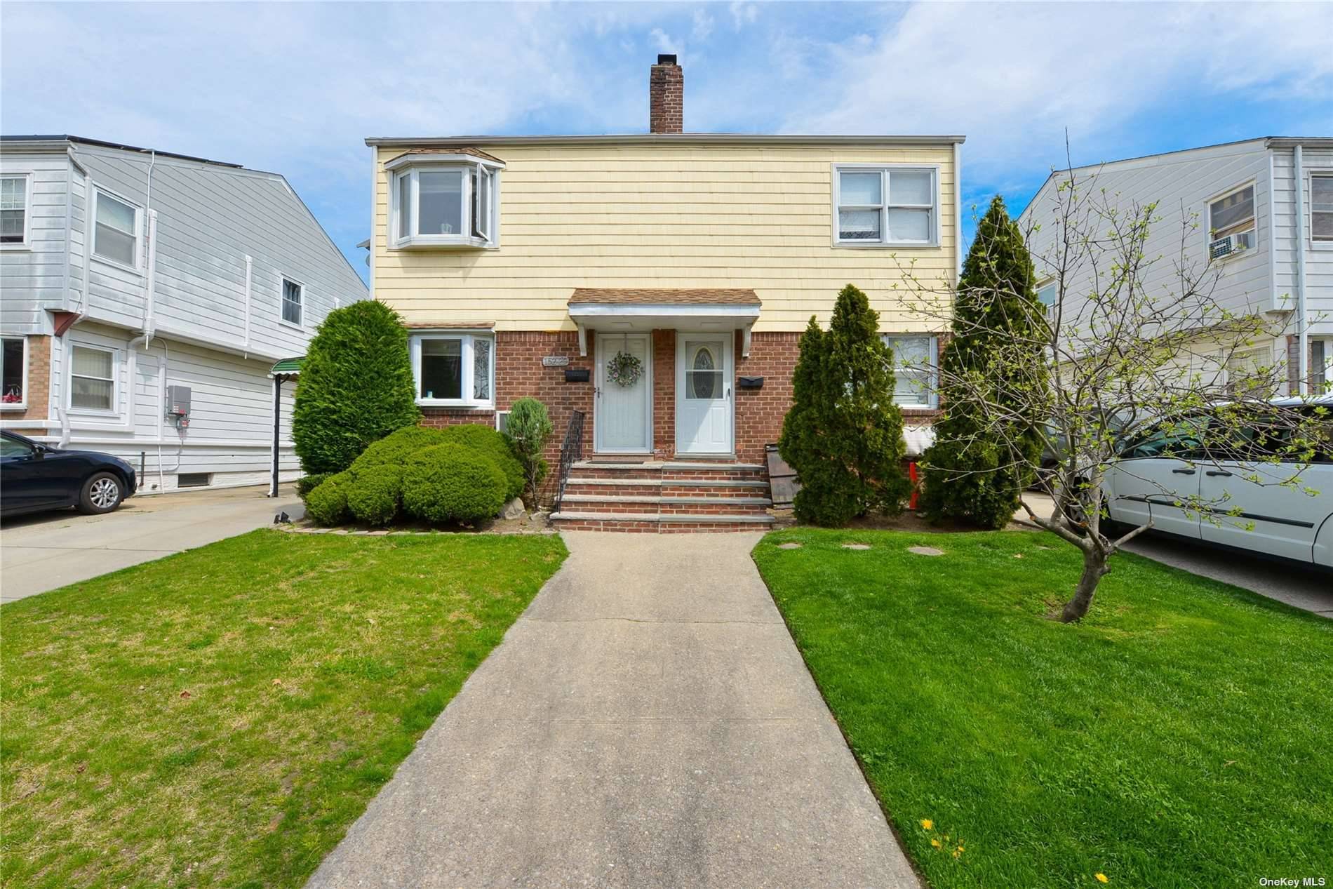 Just arrived S D Colonial in prime Whitestone neighborhood.
