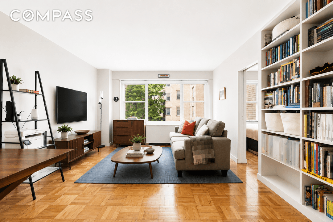 Tucked away in the heart of Greenwich Village, this quiet, light filled junior one bedroom offers a serene retreat in one of downtown Manhattan s most sought after locations.