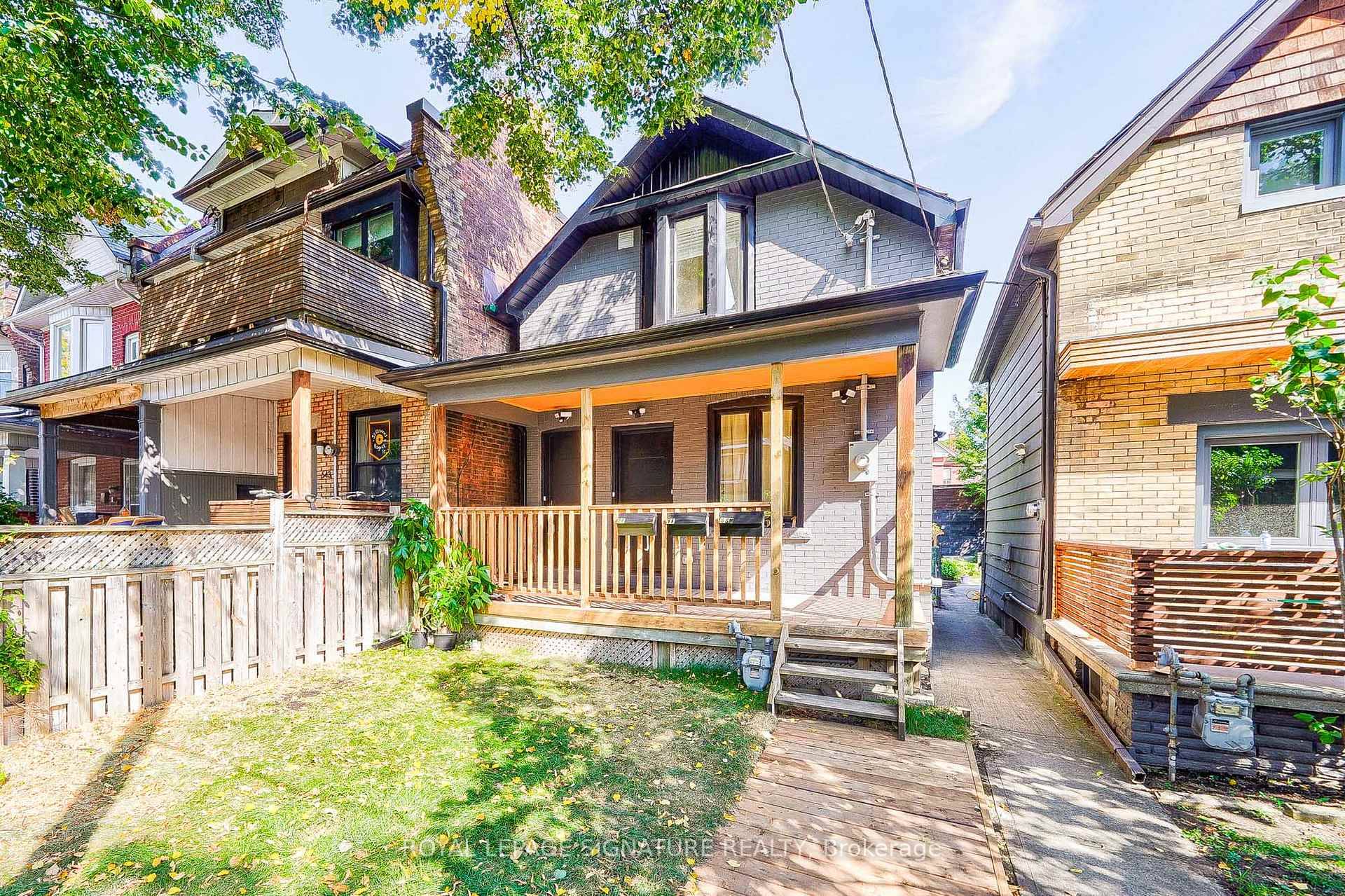 Dream triplex with 3 AAA professional tenants in sought after Bloor Dufferin Emersion neighborhood.
