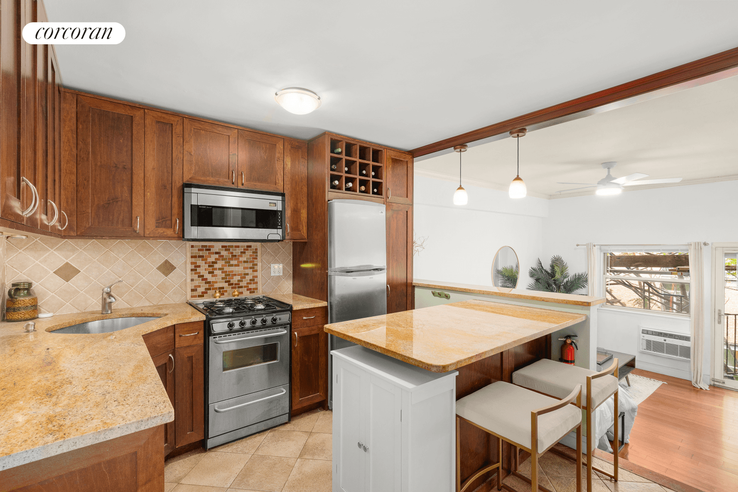 Exceptional opportunity to own this character filled 400 square foot, unique and spacious village gem.