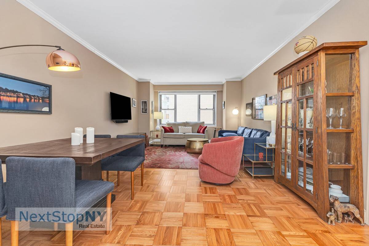 An incredibly large, one bedroom apartment, featuring 5 spacious closets, 3 of which are a walk ins.