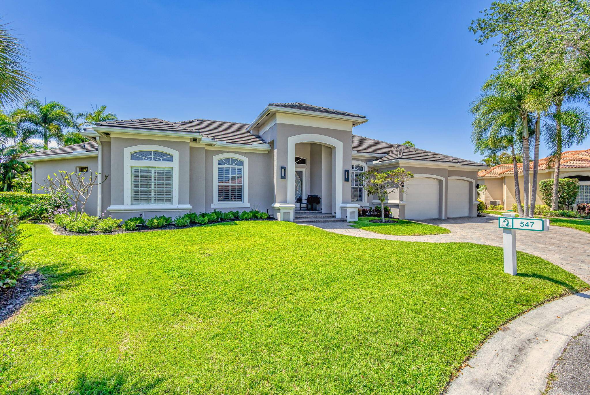 Rare Custom Built Lake View Single story home with Prime Cul de sac Location.
