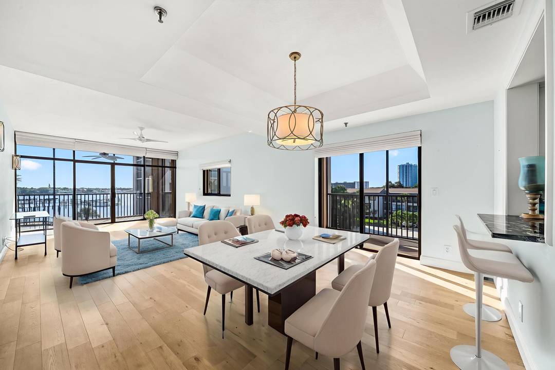 Waterfront condo for rent in the highly desirable 12 Oaks community of North Palm Beach.