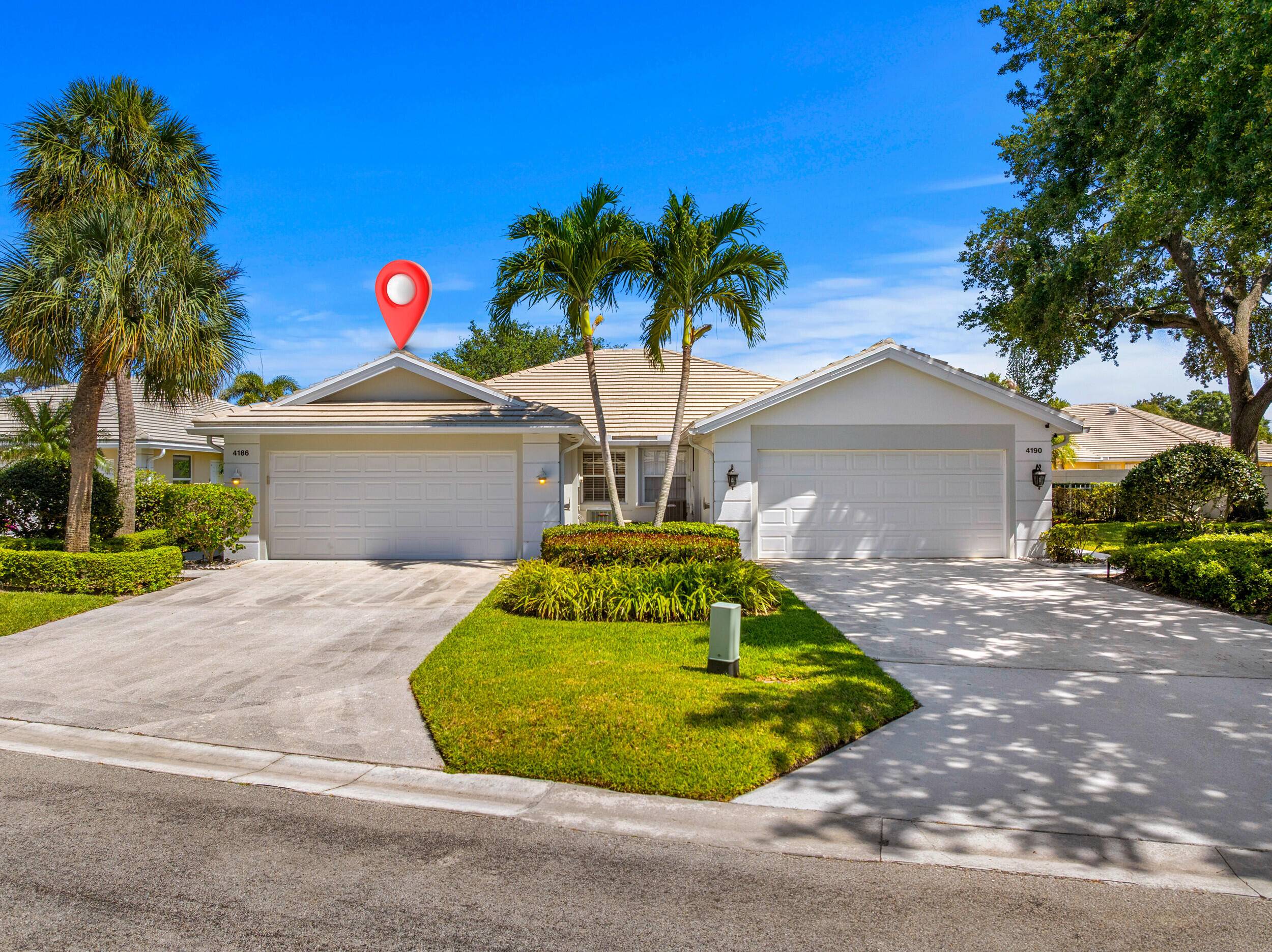 Unlock the potential of this 2BR 2BA, 1, 525 sq ft villa nestled in the highly desirable, gated community of Garden Oaks in Palm Beach Gardens.