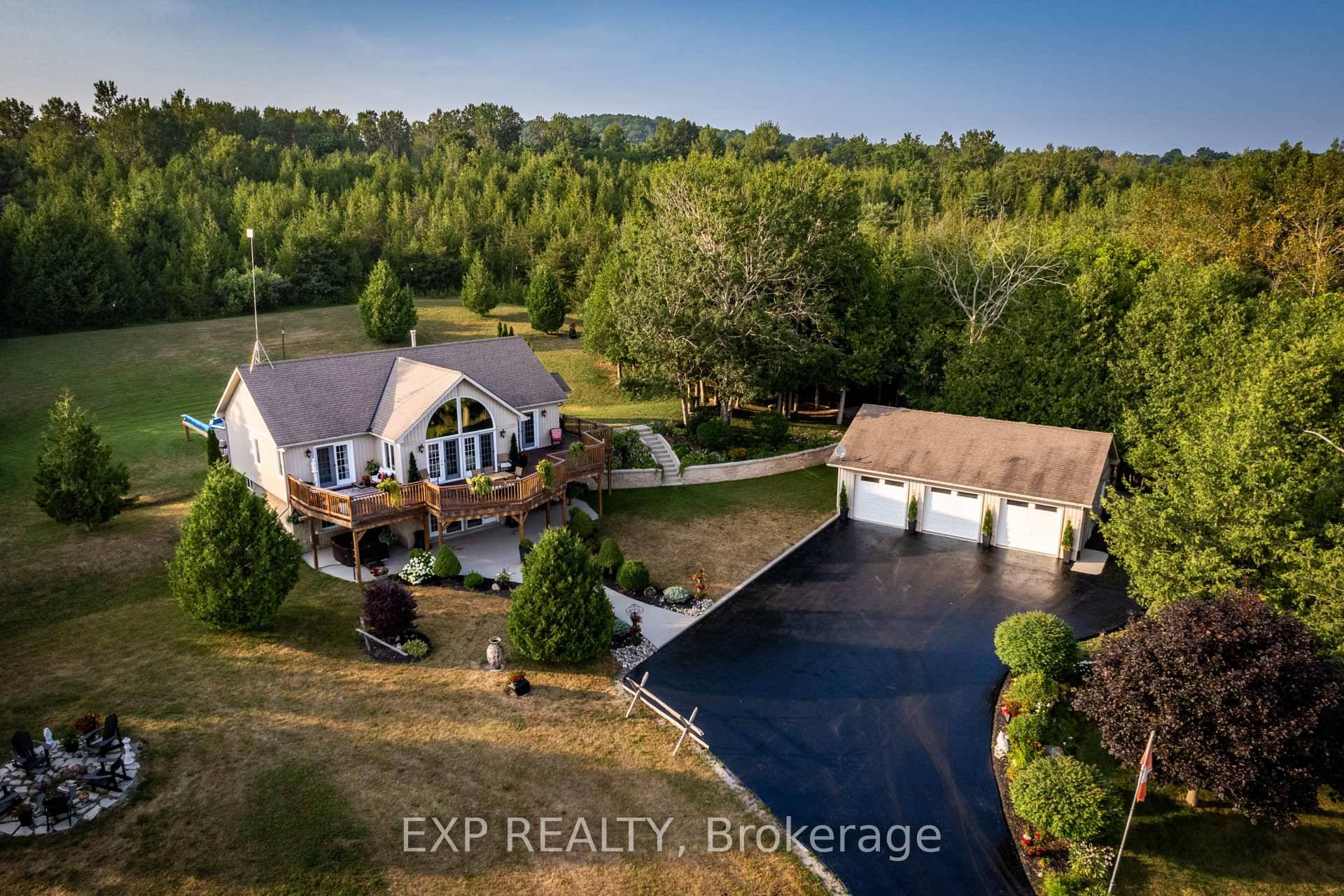 Over 4. 5 acres, sweeping panoramic views, and total privacy all just minutes from downtown Cobourg and its beaches.