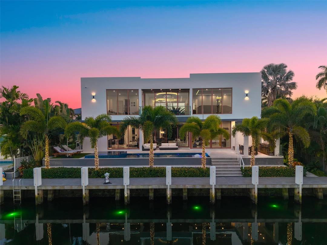 Experience unparalleled modern waterfront luxury in prestigious Lighthouse Point at 2631 NE 48th Ct.