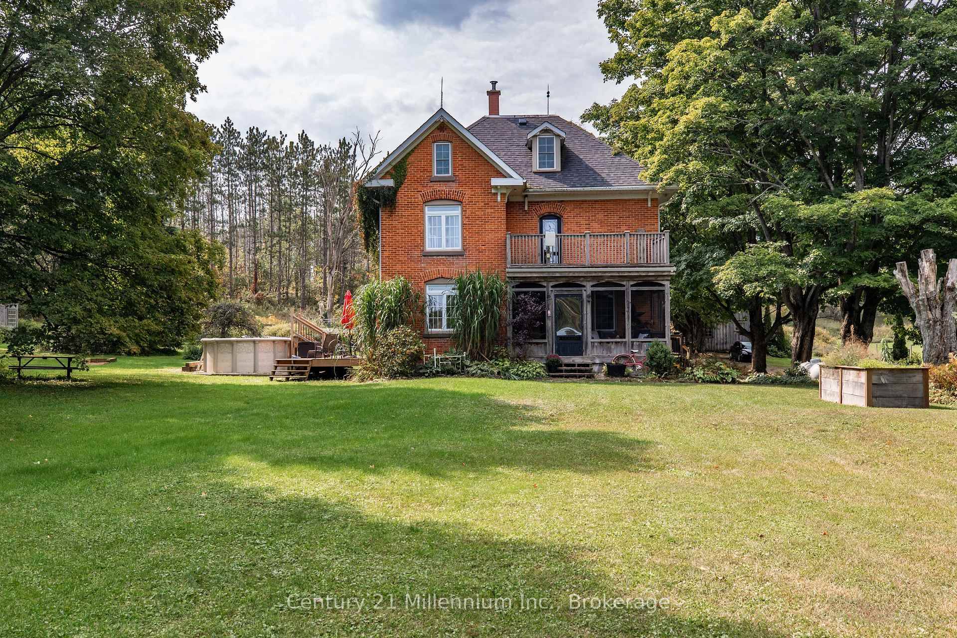 This expansive 46 acre farmstead, nestled between Markdale and Durham, is the epitome of rural tranquility and century charm.