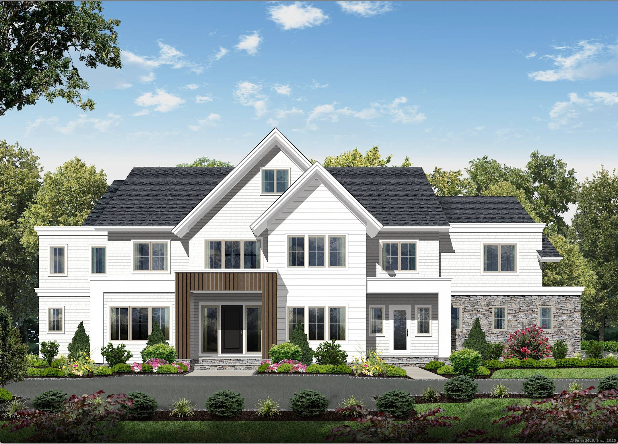 Set on over 2 acres in one of Westport's most prestigious neighborhoods, this stunning new construction by HOBI award winner Rick Benson, blends modern luxury with timeless design.