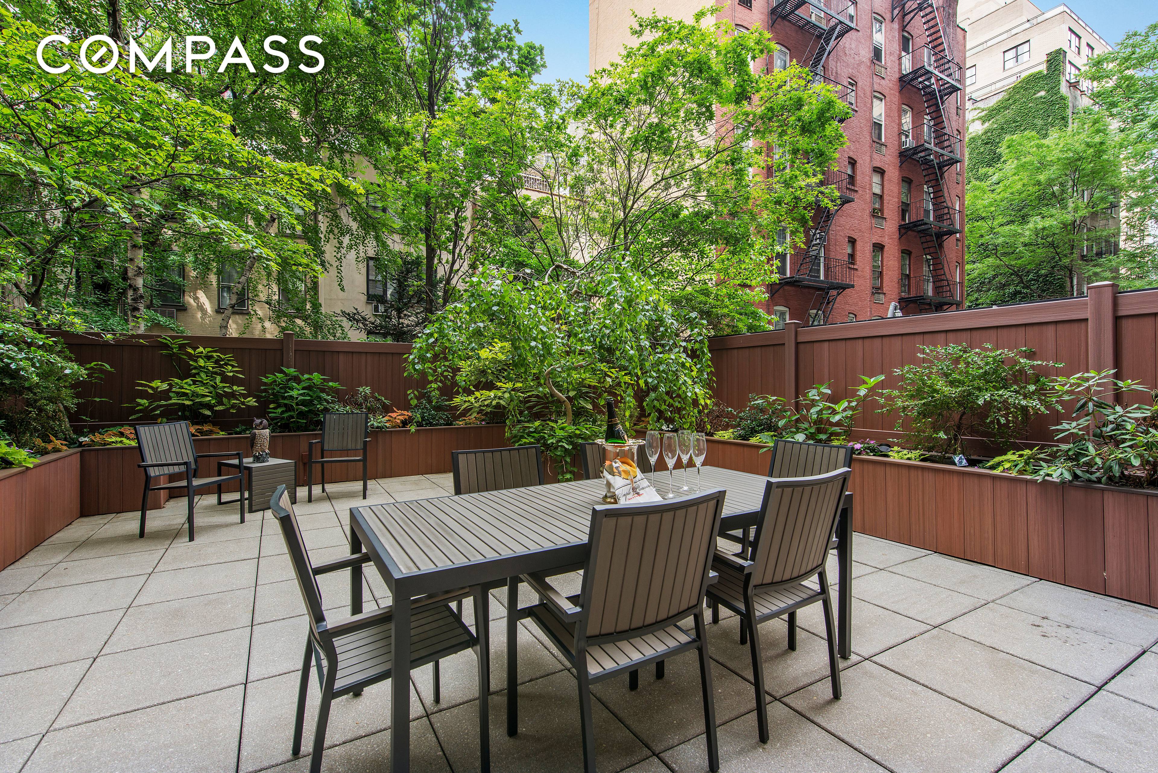 Elegant 4BR Duplex with Private Backyard Terrace.