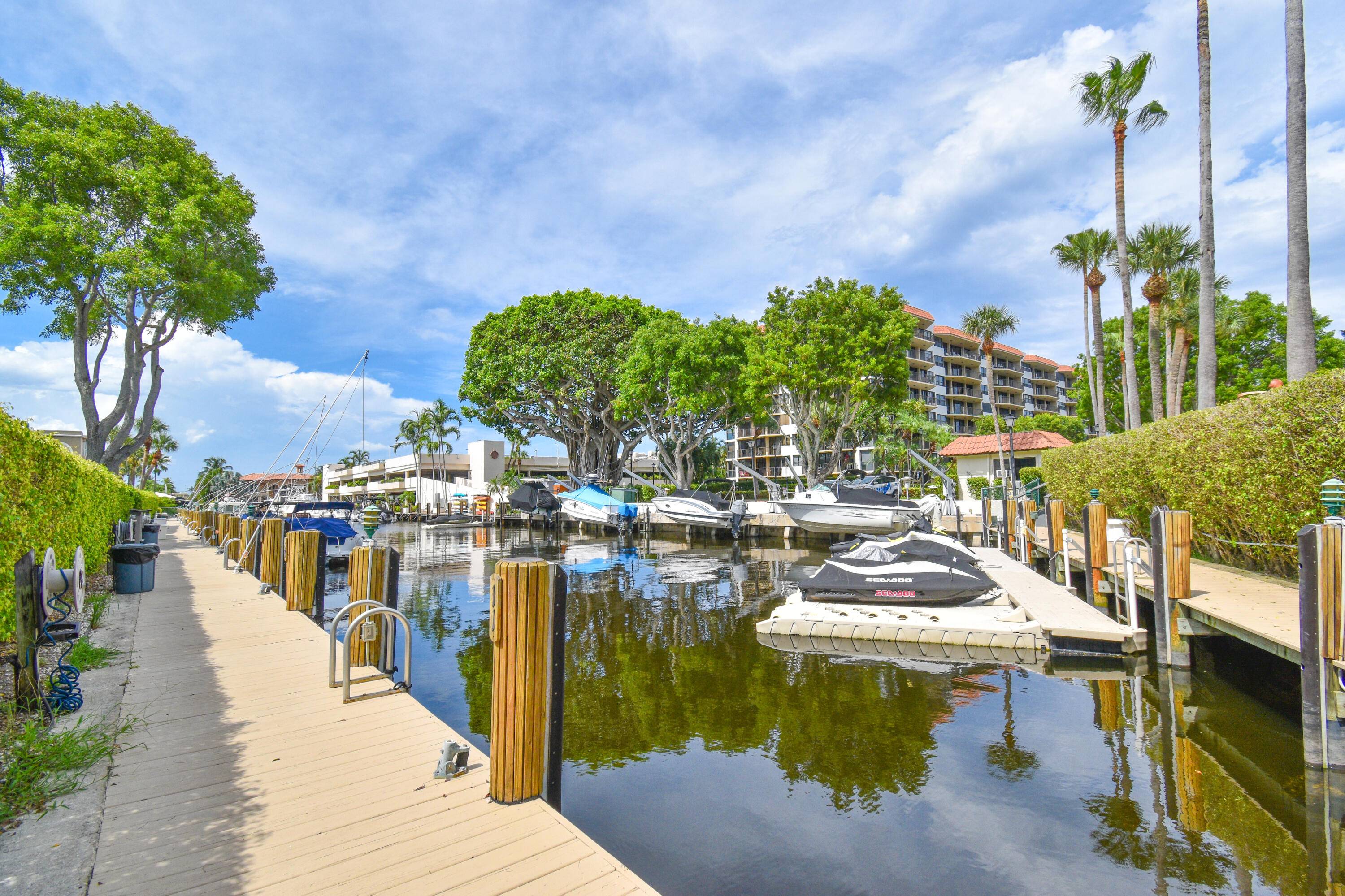 BRIGHT, SPACIOUS, UNIQUELY LOCATED OVER SIZED, PRIVATE UNIT WITH DIRECT ACCESS TO THE OUTSIDE FROM THE 2 PRIVATE PATIOS.