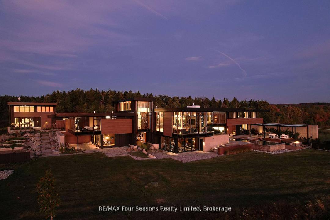 Majestically positioned upon eighty pristine acres within Clarksburg's most distinguished countryside enclave, this Frank Lloyd Wright inspired architectural tour de force represents the pinnacle of luxury residential design.
