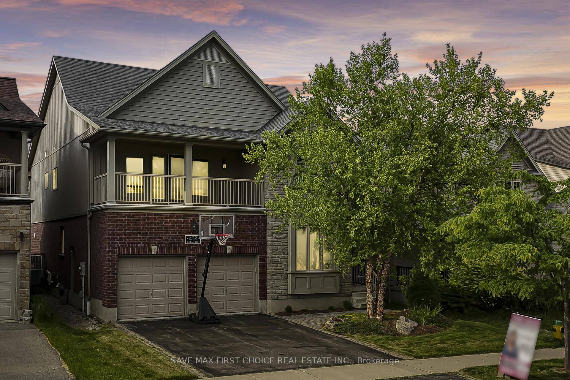 Over 4100 sq ft of living space in this luxurious home just steps from Laurel Creek Conservation area.