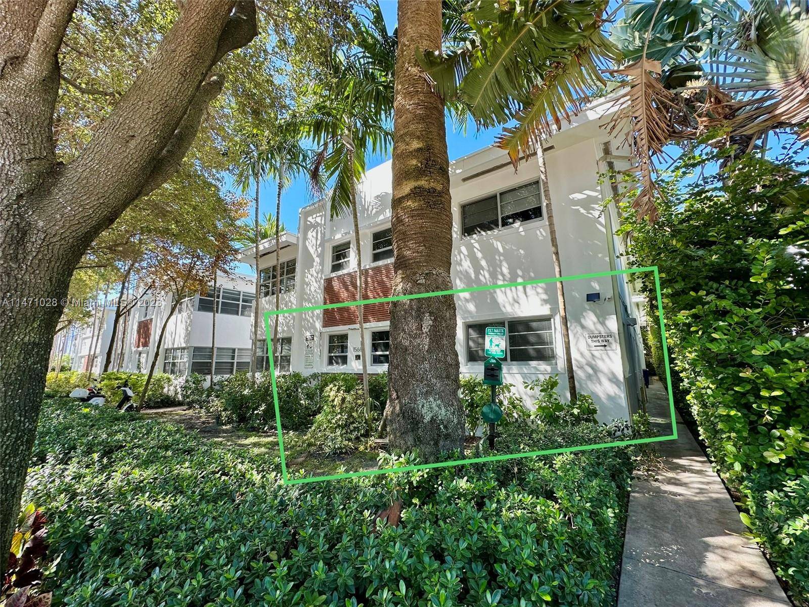 FOR SALE in MIAMI BEACH. This spacious corner unit on the ground floor in the 2008 Italian Designed Etruria Condominium is a unique gem.