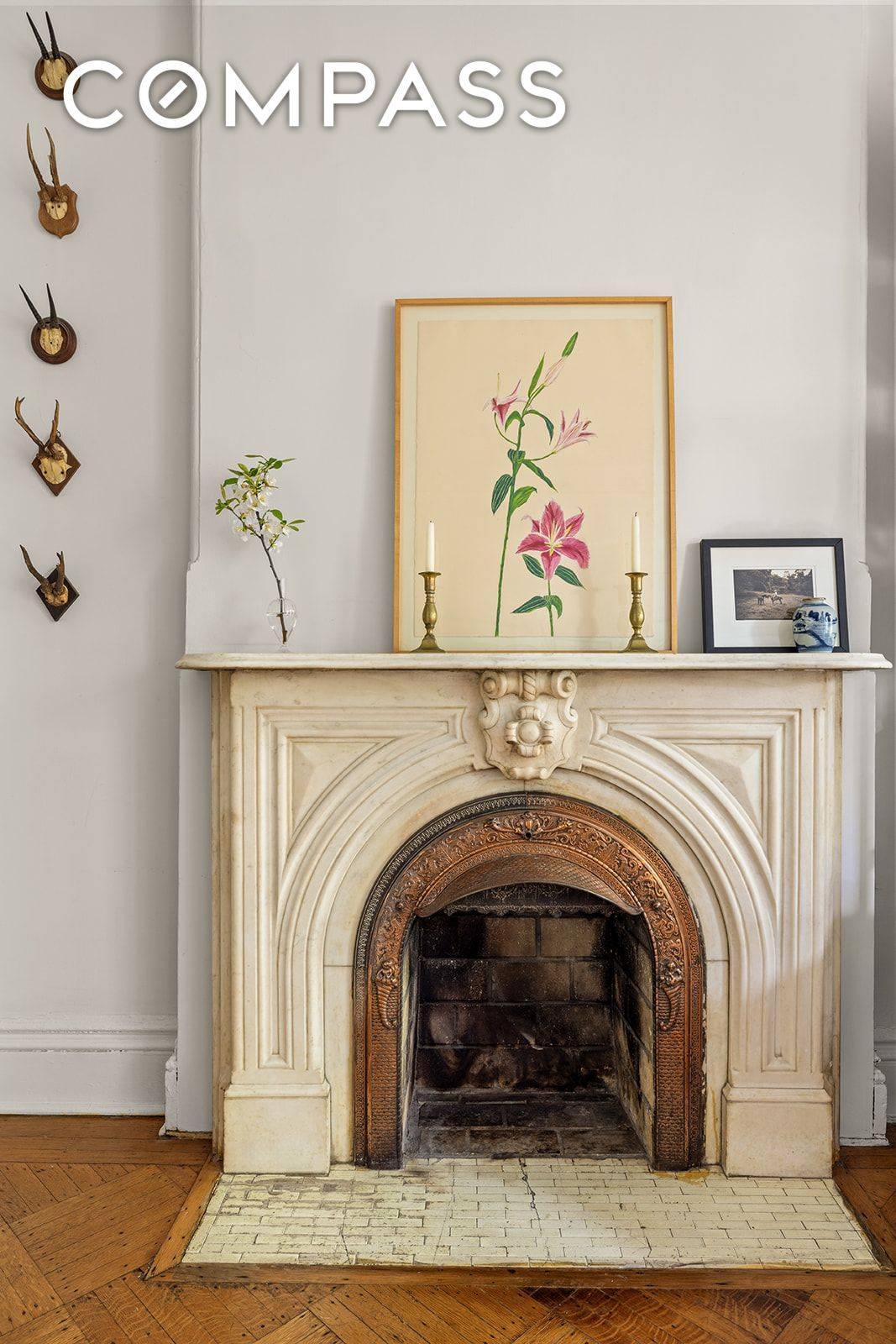 Charm abounds at this oversized studio, convertible one bedroom.