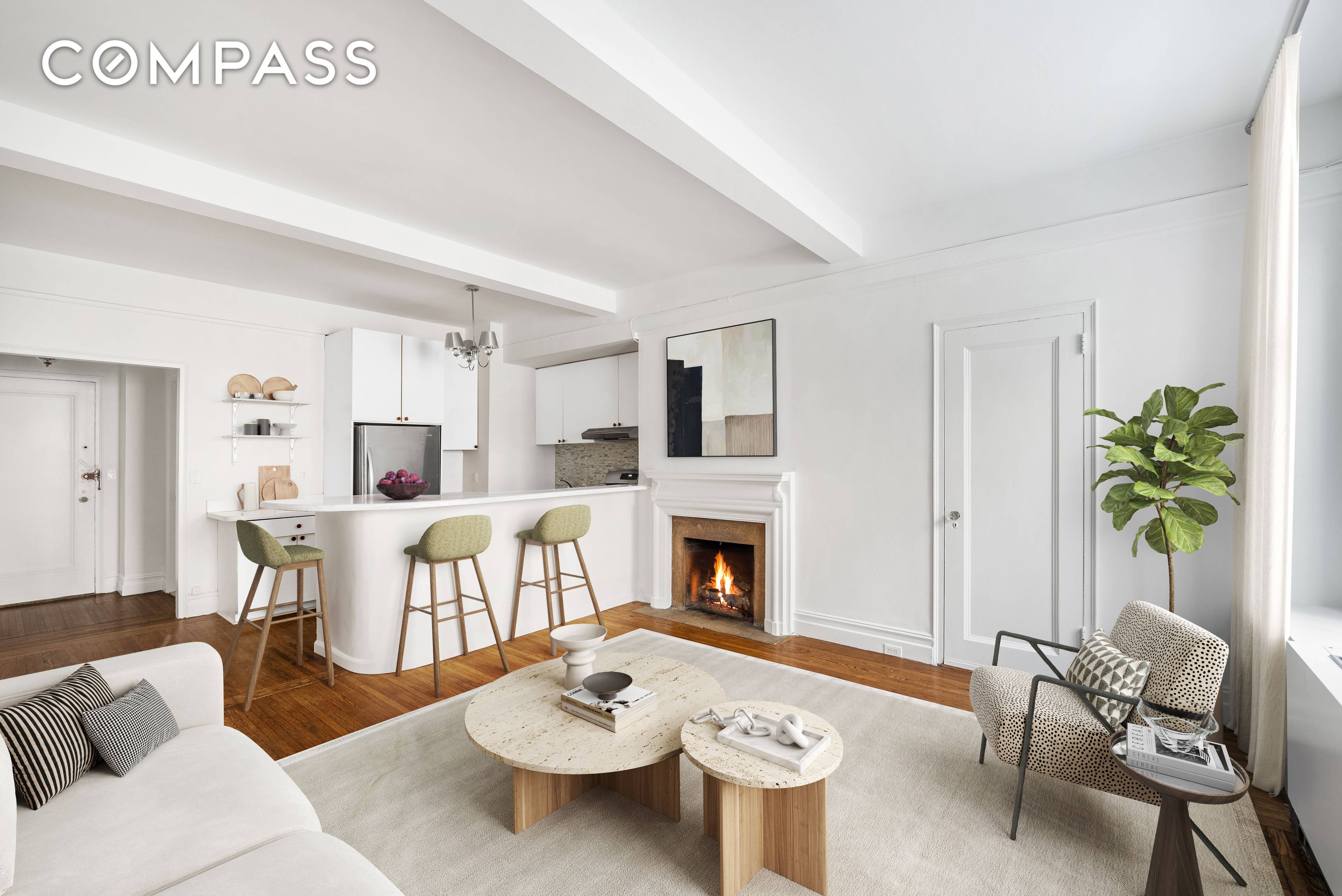 Welcome to your urban sanctuary at 77 Park Ave, a stunning prewar condo nestled in the heart of Manhattan.