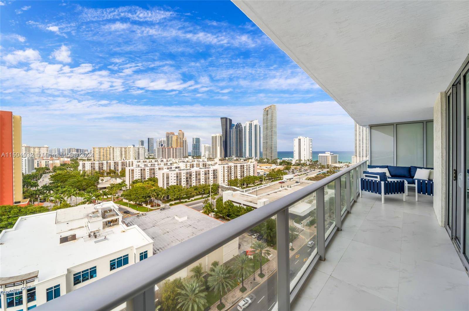 Unique spacious brand new home, fully furnished, 2 Den converted to third bedroom, extensive balcony w intra coastal ocean views, large master bathroom, tile and marble floor, electric shades throughout, ...
