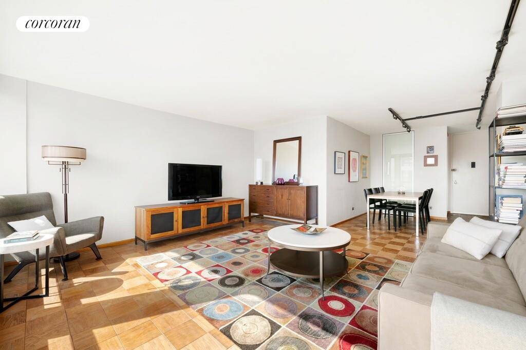 Welcome to Unit 12K an exceptionally spacious, beautifully renovated one bedroom residence perched high on the 12th floor of the coveted Kips Bay Towers condominium.