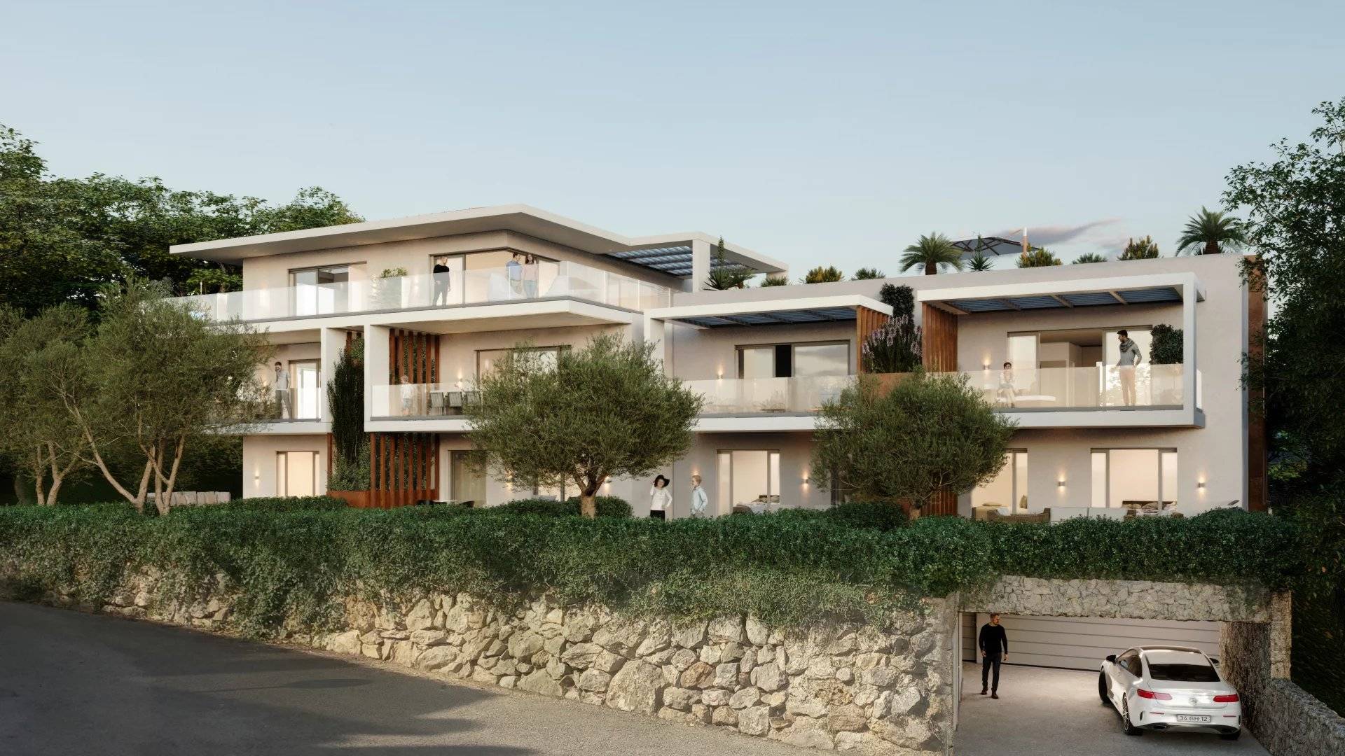 BIOT - New program apartment with garden and terraces