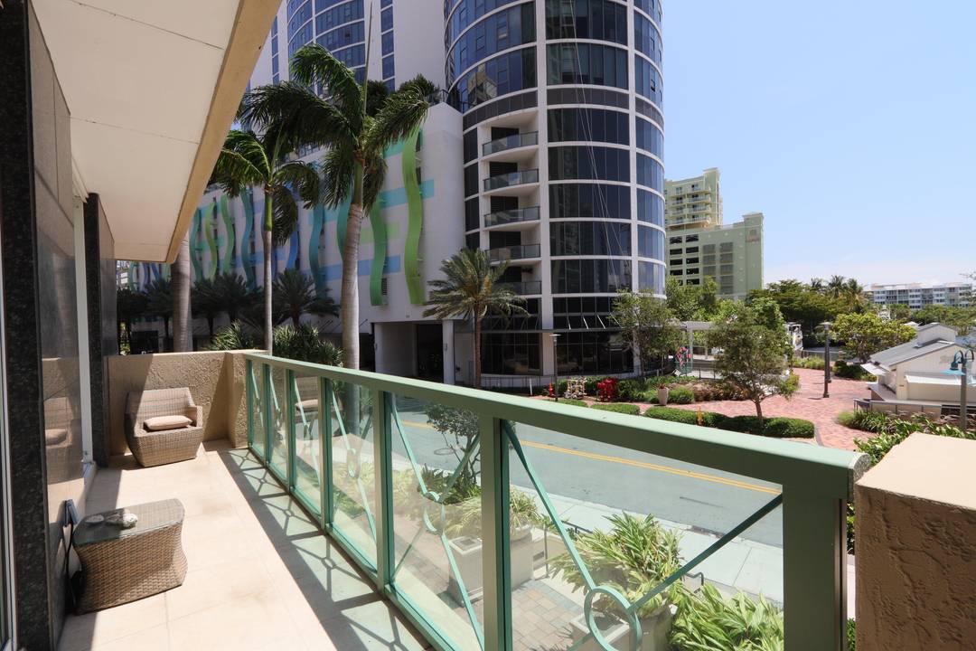Rarely available corner unit for rent at Las Olas Grand offering exceptional privacy with no adjacent neighbors and direct elevator and parking access.