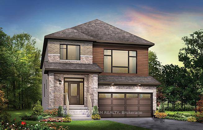 The Fairbank's unique design includes a sunken family room with 11' ceilings opening to the second floor.