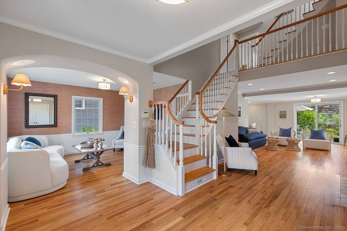 A coastal Connecticut entertainer's dream, this newly updated home is located on a quiet cul de sac in the highly desirable Gregory Point neighborhood.