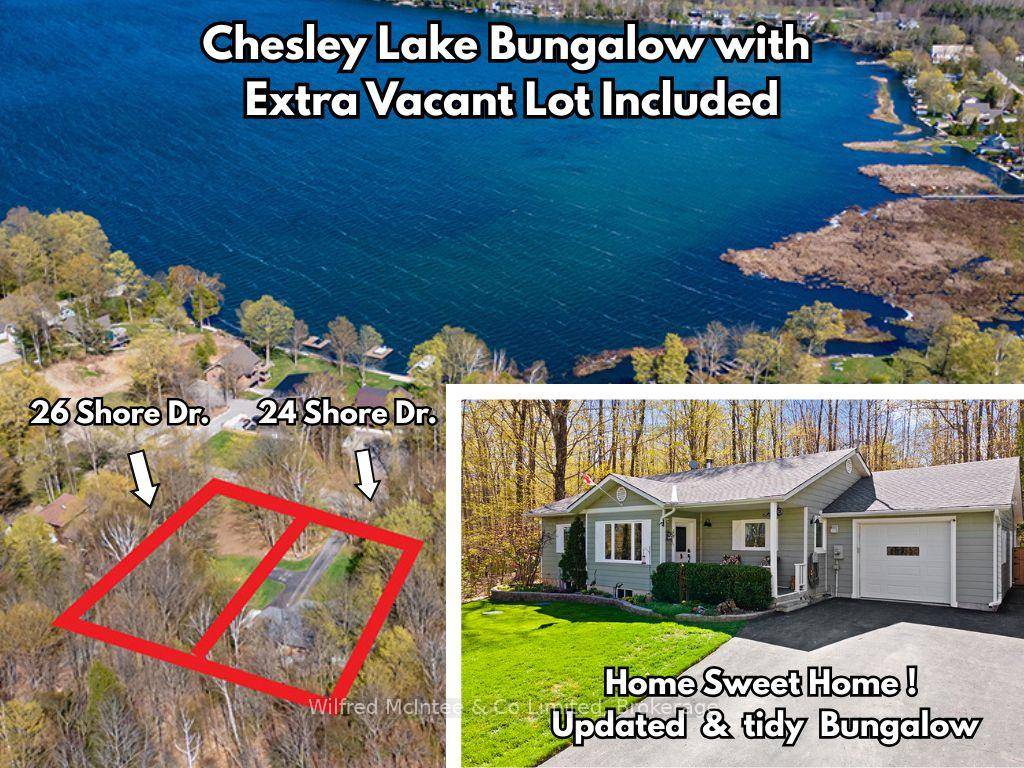 Welcome to 24 Shore Drive at Chesley Lake !