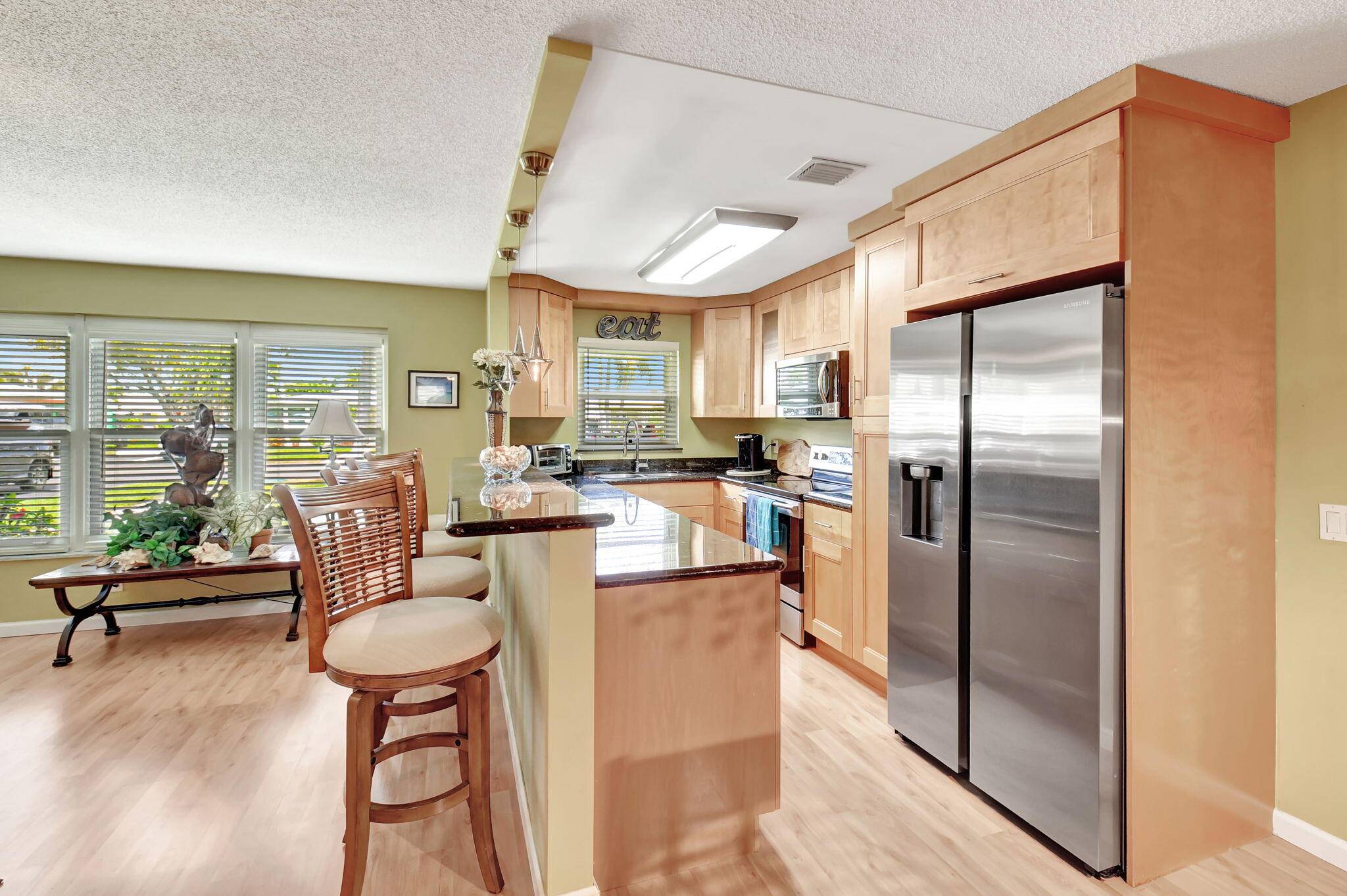 UPDATED and TURNKEY, right next to heated pool and clubhouse, 1 large bedroom with two walk in closets, 1.