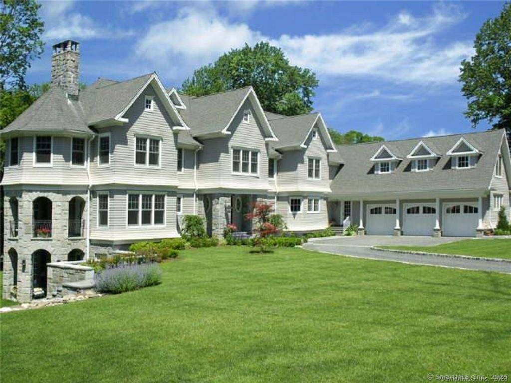 Stunning, spacious stone and cedar custom built home in North Stamford.