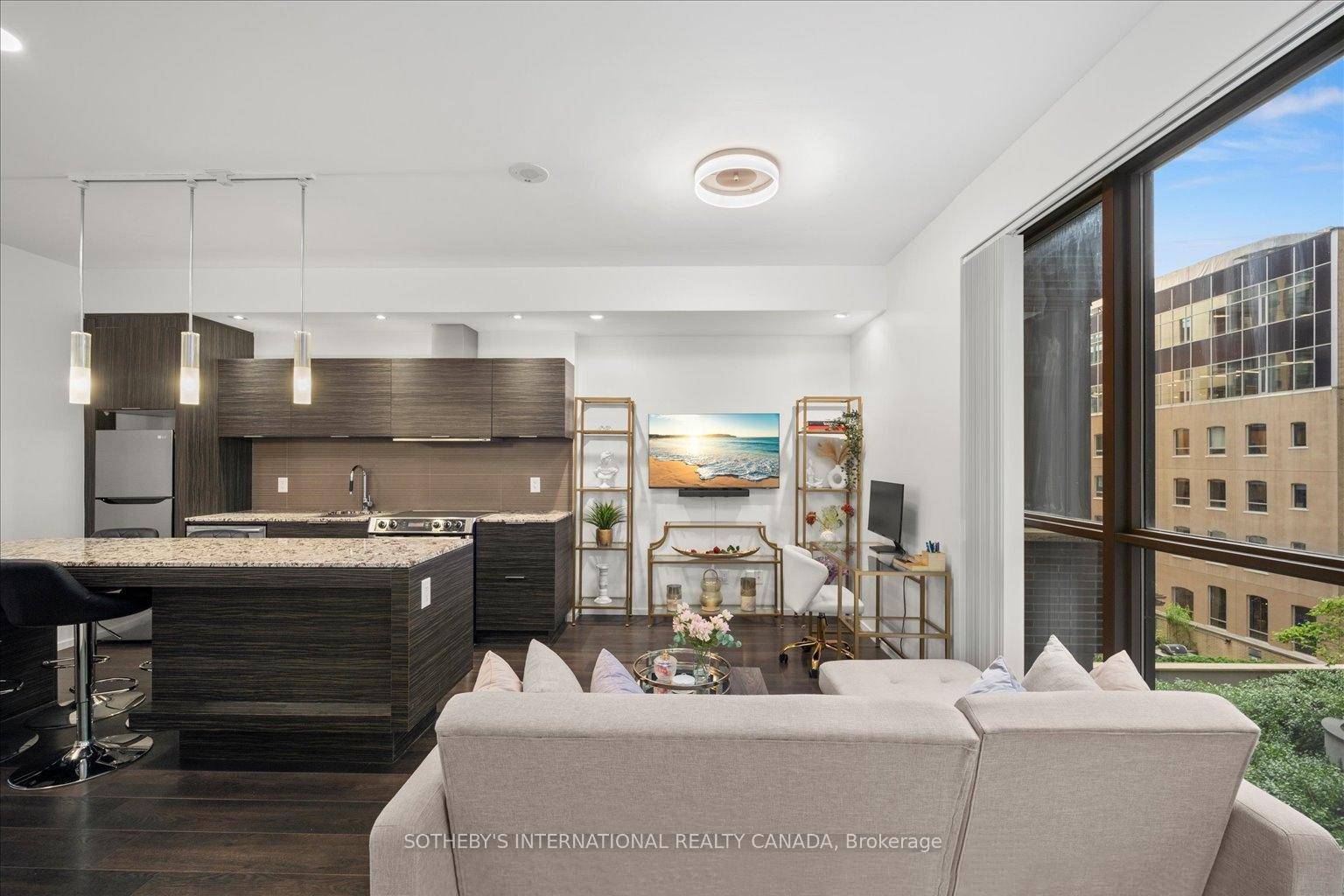 Luxury furnished rental at the Charlie Condos in the heart of the Entertainment District.