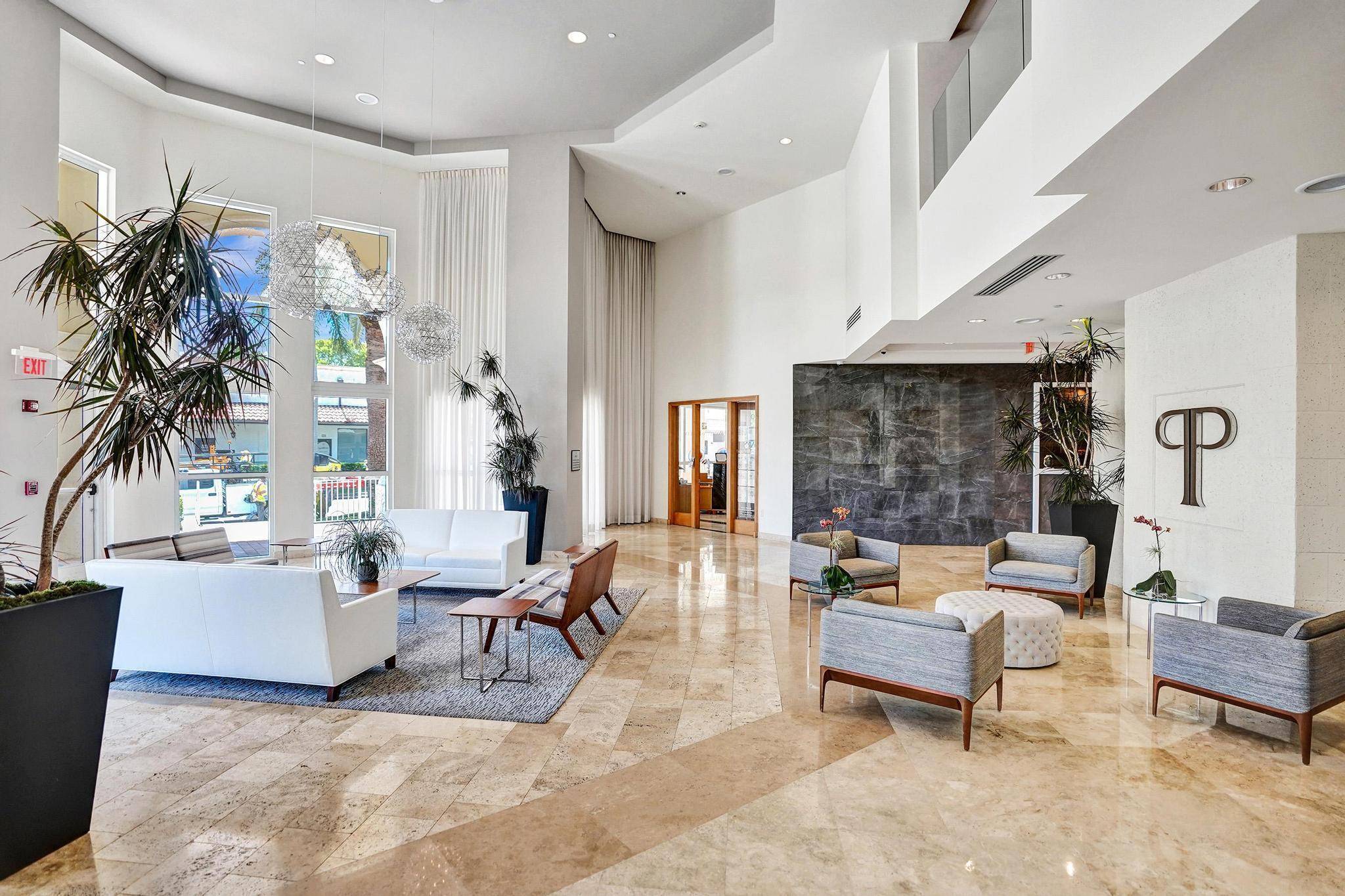 Enjoy resort style living in this fully furnished, condo located in Palmetto Place, one of Downtown Boca Raton's premier full service buildings.