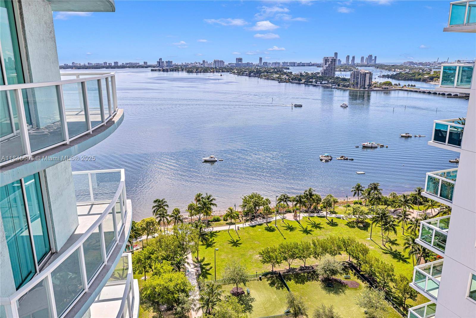 Wake up to stunning water views of Biscayne Bay, Margaret Pace Park, and the Miami Beach skyline from your private balcony.