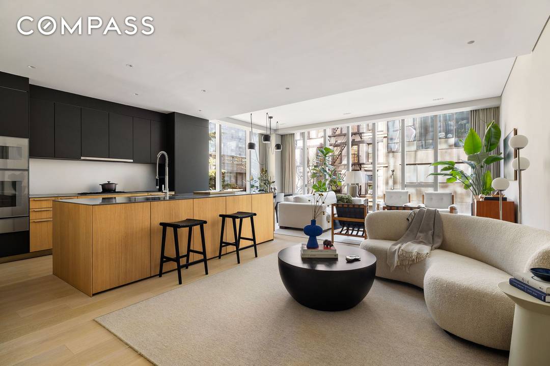 Floor to ceiling windows flood this home with exceptional southern light, setting the tone for Residence 2S, a sprawling 1, 895 square foot, two bedroom, three bathroom offering defined by ...