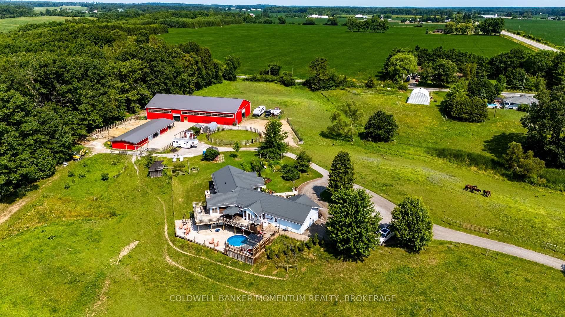 Discover the ultimate rural lifestyle on this rare 93 acre farm equine retreat, thoughtfully designed for horse lovers, hobby farmers, or anyone seeking a peaceful and productive escape.