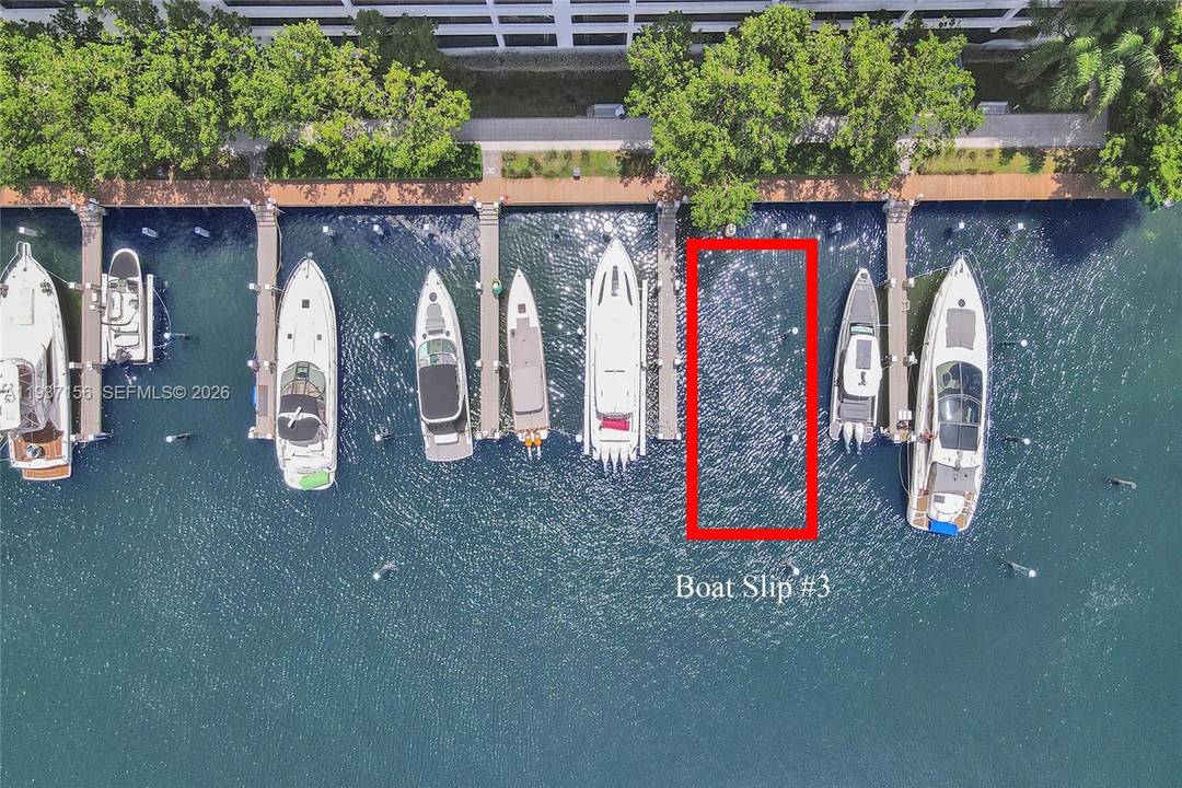 PRIVATE BOAT SLIP INCLUDED IN PURCHASE.