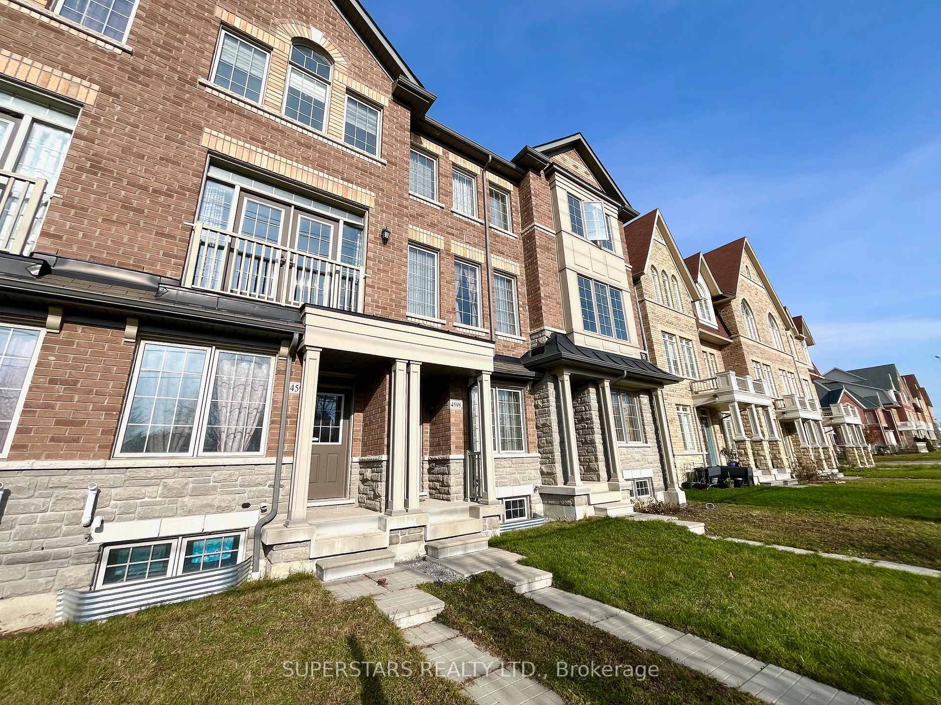 Welcome to this One of a Kind designed by Arista Homes Dual Primary Bedroom Freehold Townhome in Prestigious Berczy Community.