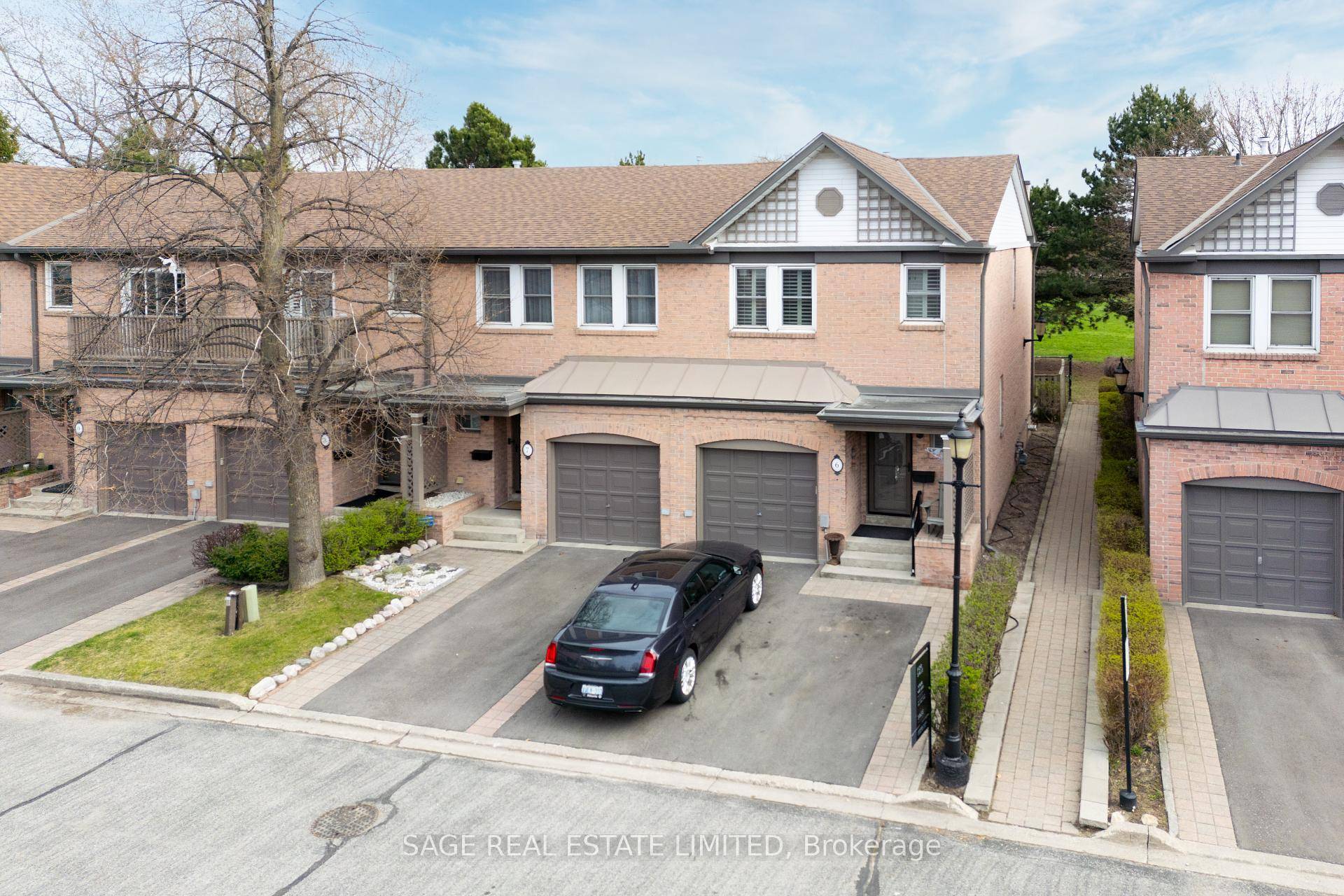 One of only ten homes in the community with a private backyard backing directly onto expansive parkland, 6 385 The East Mall is a rare find.