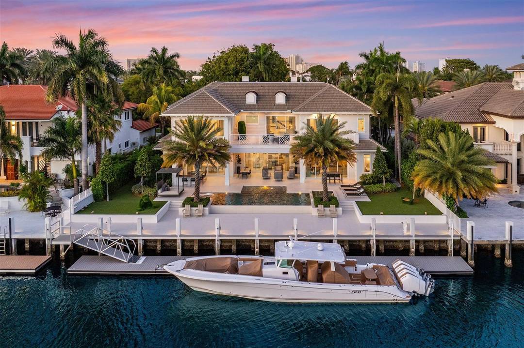 Nestled on one of Fort Lauderdale's most desired streets, with only 17 homes on Del Lago Dr facing South, offering all day sun, a wider canal for your vessel and ...