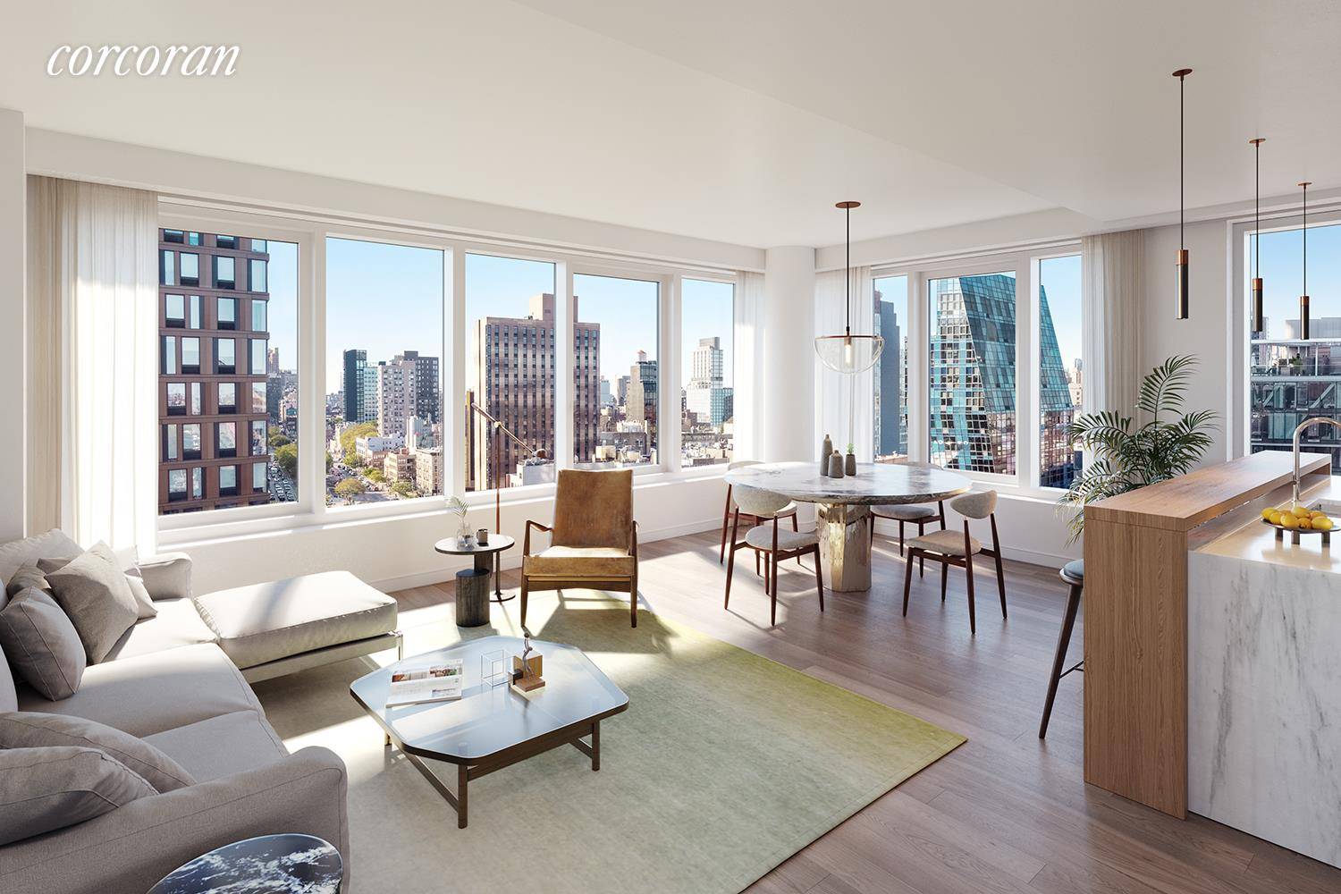 NOW OFFERING IMMEDIATE OCCUPANCY FINAL 3BR WITH A 1, 490 SF PRIVATE TERRACEResidence 10H is a spacious 1, 906 SF 3 bedroom, 3.