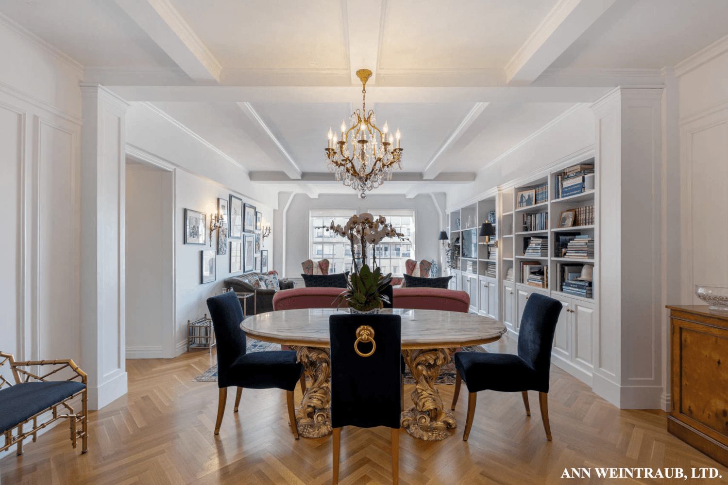 Open the door to this special apartment with sun streaming through the oversized windows and enter into the largest 1 bedroom layout in this famous building.
