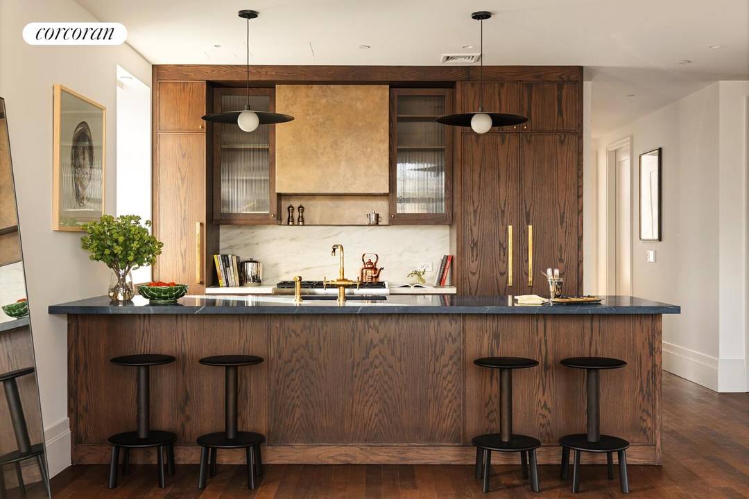 Unit 4A is a one of kind oversized three bedroom home facing Northeast with protected RIVER and PARK views and a 349 SF private terrace perfectly placed off the living ...